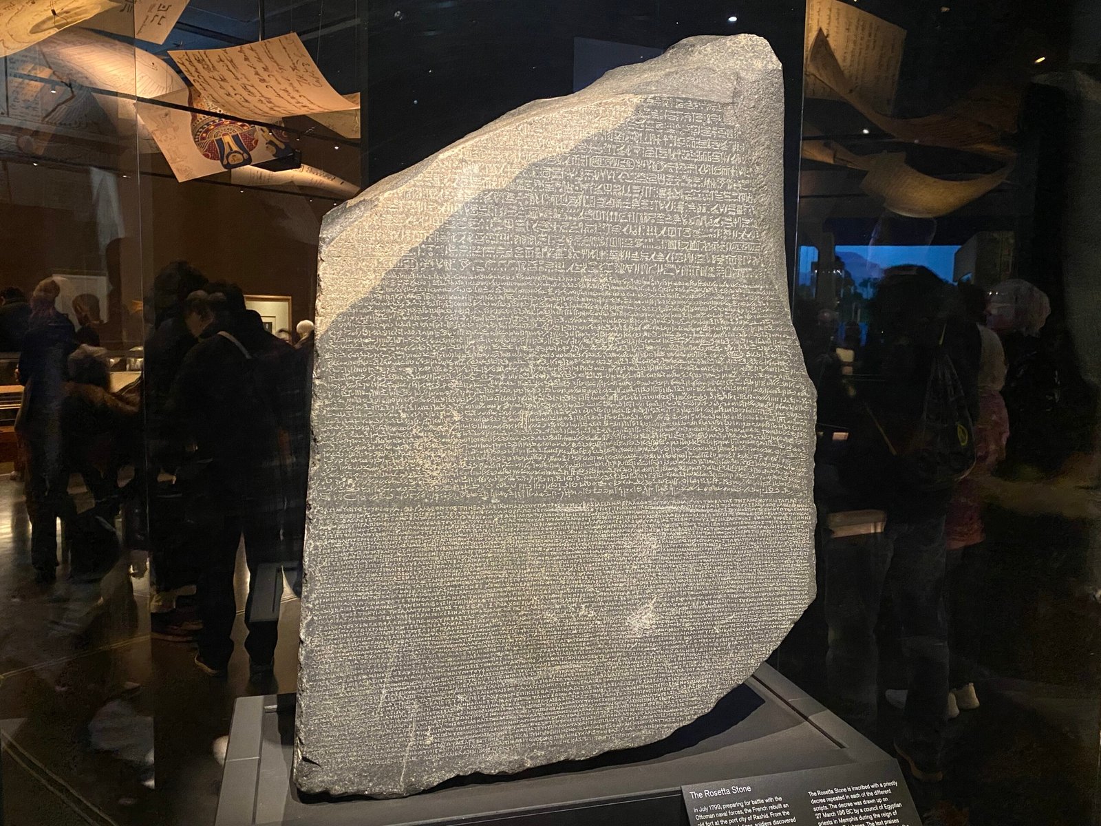 The Rosetta Stone in the British Museum - Nate Loper London Christian Tours