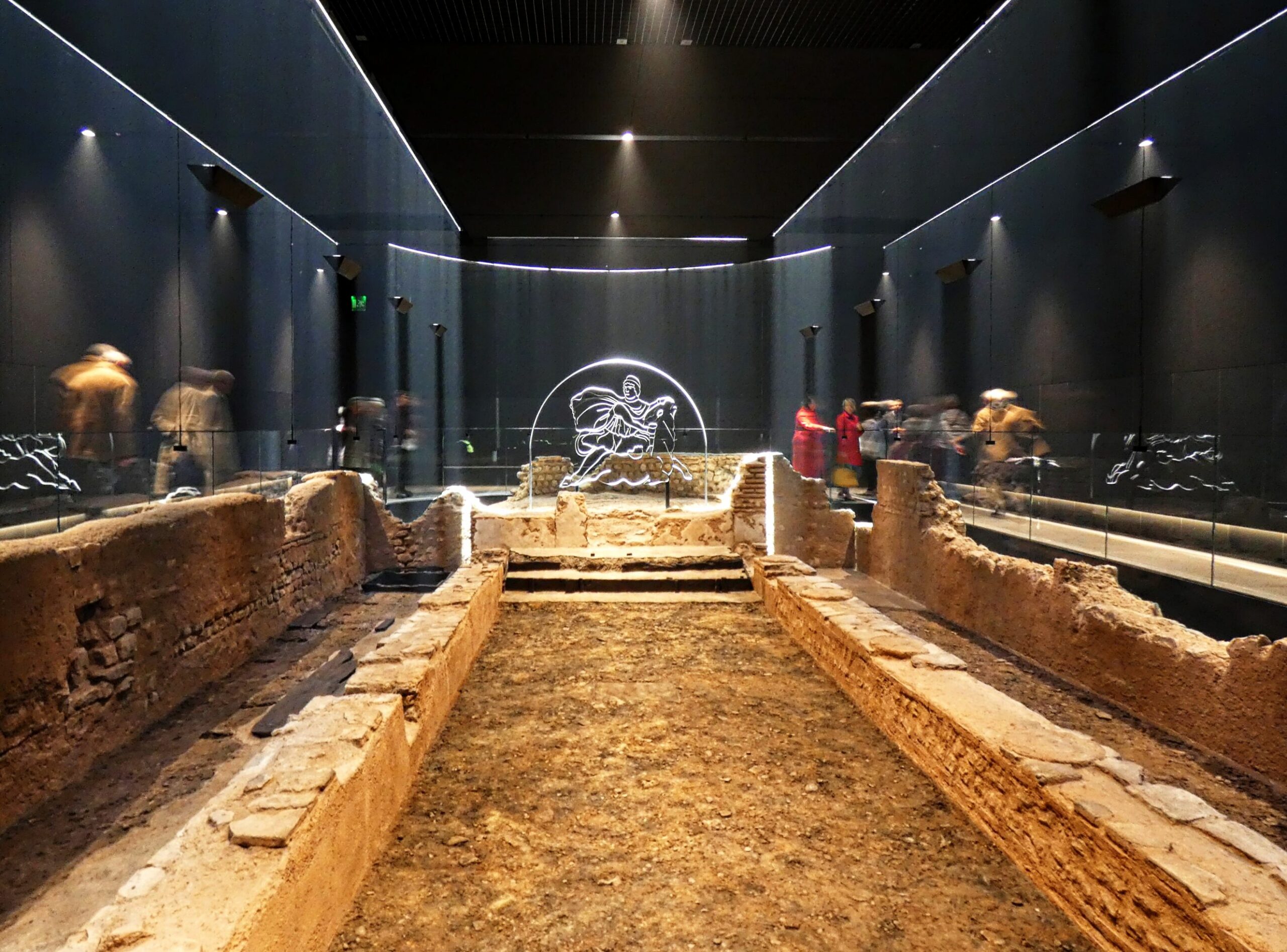 Remains of the Roman London Mithraeum beneath the Bloomberg building